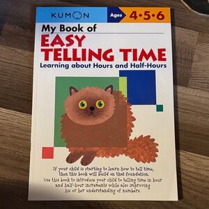 My Book of Easy Telling Time - Learning about Hours and Half-Hours